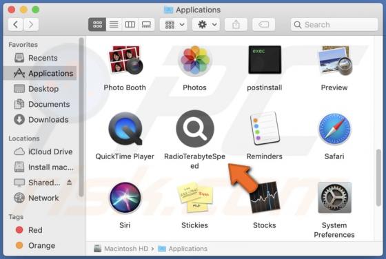 RadioTerabyteSpeed Adware (Mac)