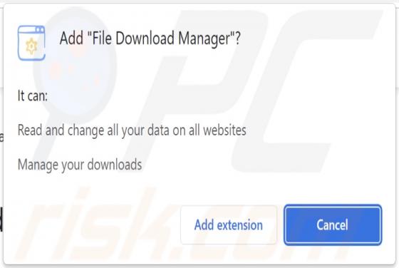 File Download Manager Adware