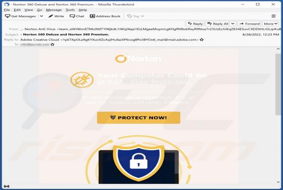 Norton - Your Computer Could Be At Risk Email Scam