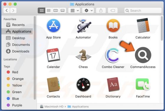 CommandAccess Adware (Mac)