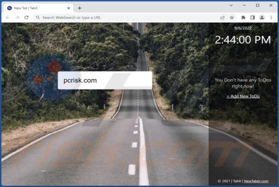 TabX Browser Hijacker