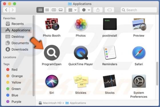 ProgramOpen Adware (Mac)