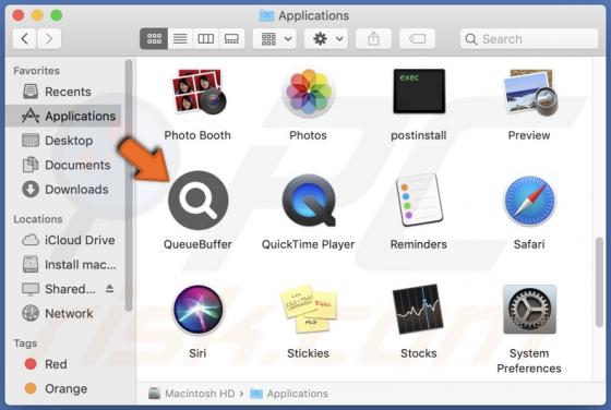 QueueBuffer Adware (Mac)