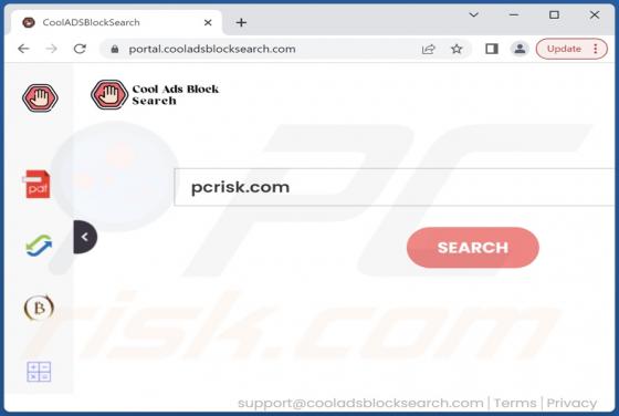 CoolADSBlockSearch Browser Hijacker