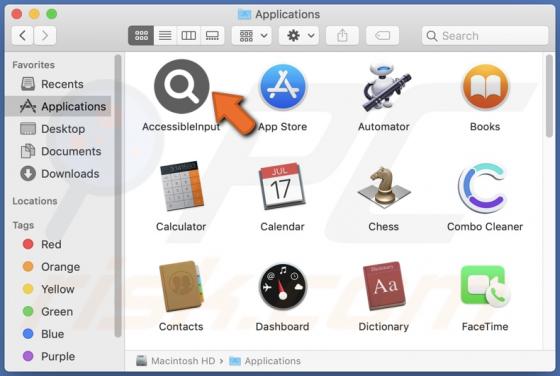 AccessibleInput Adware (Mac)