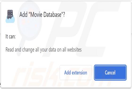 Movie Database Adware