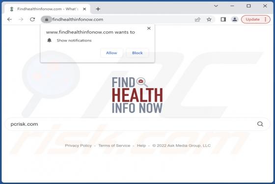 Findhealthinfonow.com Redirect