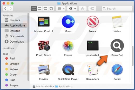 PowerSet Adware (Mac)