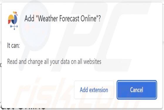 Weather Forecast Online Adware
