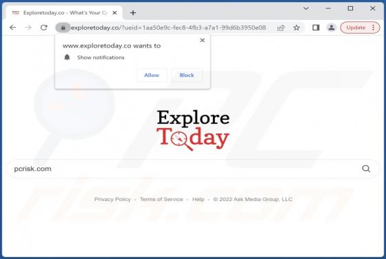Exploretoday.co Redirect