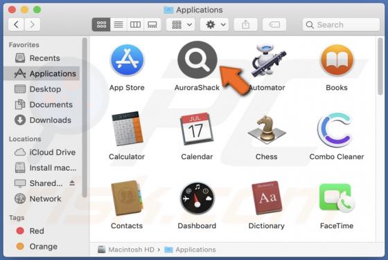 AuroraShack Adware (Mac)