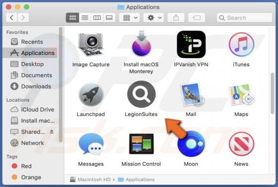 LegionSuites Adware (Mac)