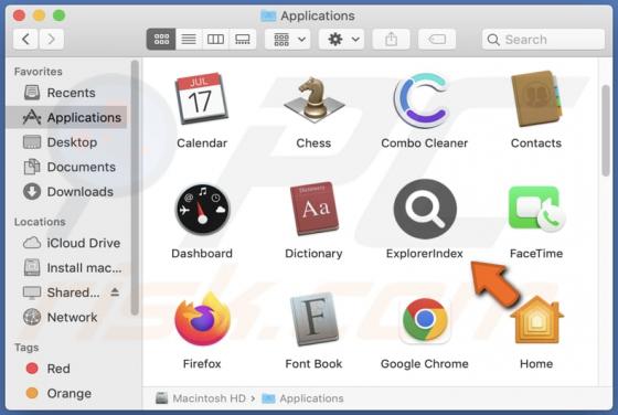 ExplorerIndex Adware (Mac)