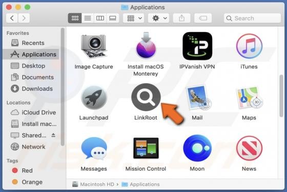 LinkRoot Adware (Mac)