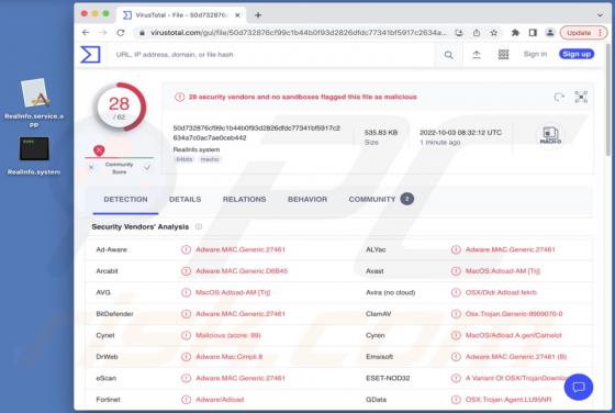 RealInfo Adware (Mac)