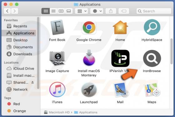 IronBrowse Adware (Mac)