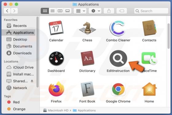 EditInstruction Adware (Mac)