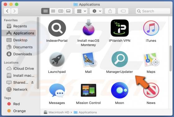 ManagerUpdater Adware (Mac)