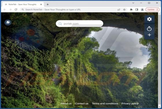 NoteTab - Save Your Thoughts Browser Hijacker