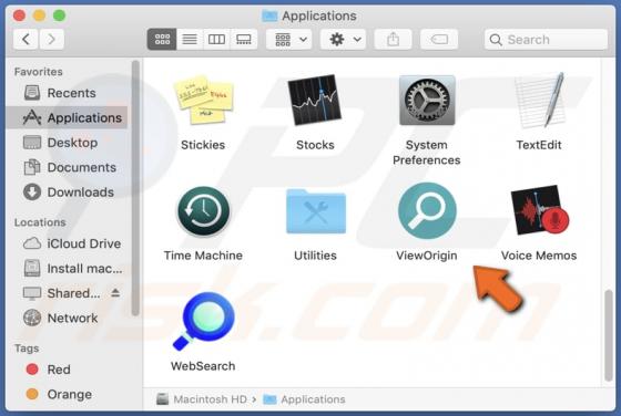 ViewOrigin Adware (Mac)
