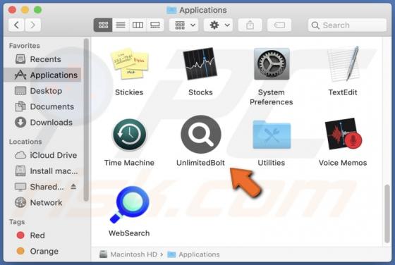 UnlimitedBolt Adware (Mac)