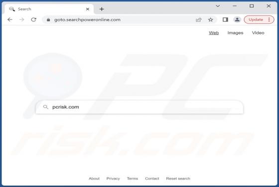 Searchpoweronline.com Browser Hijacker