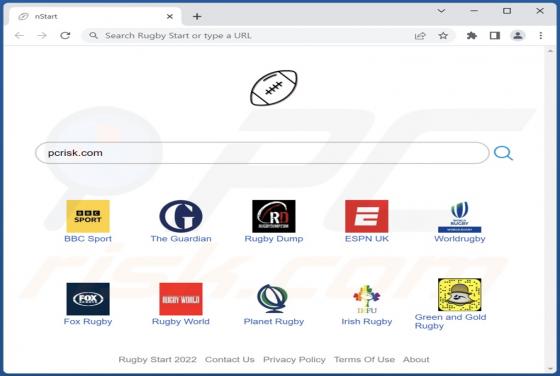 Rugby Start Browser Hijacker