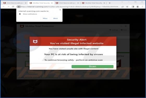 Internal-scanning.com Ads