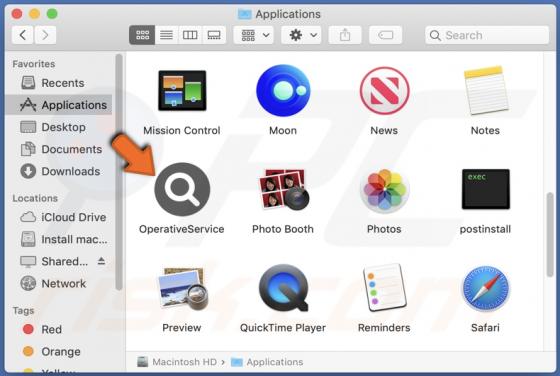 OperativeService Adware (Mac)