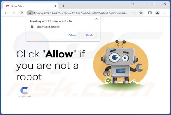Finishupworld.com Ads