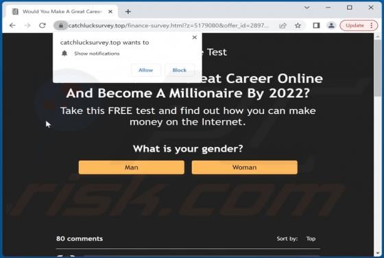Catchlucksurvey.top Ads