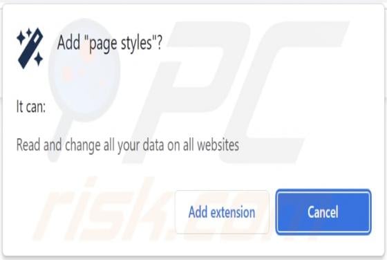 Page Styles Adware