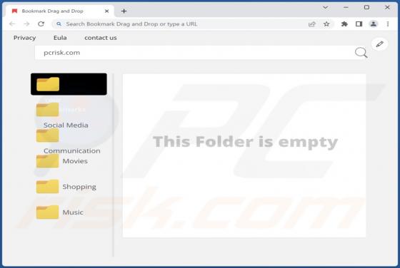 Bookmark Drag And Drop Browser Hijacker