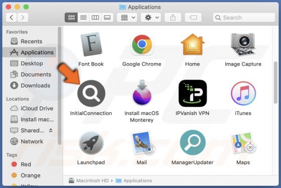 InitialConnection Adware (Mac)