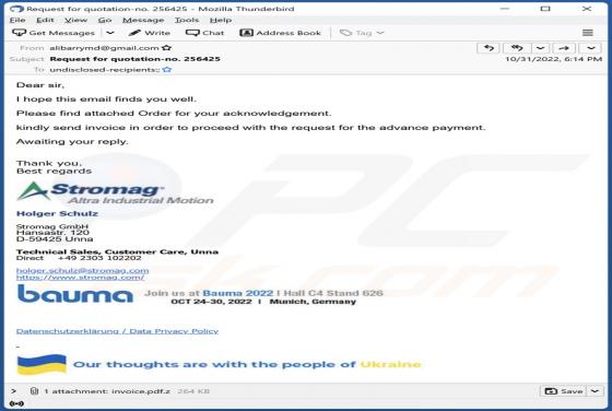 Stromag Email Virus