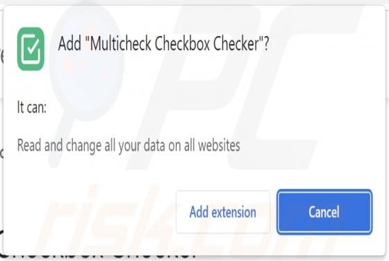 Multicheck Checkbox Checker Adware