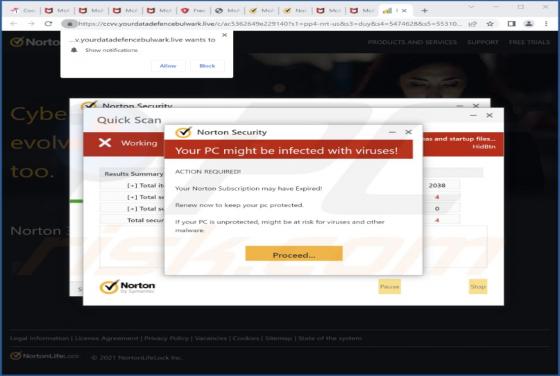 Yourdatadefencebulwark.live Ads