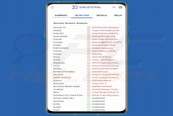 Moonshine Malware (Android)