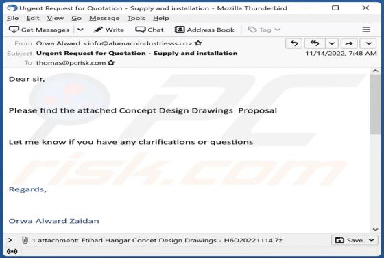 Concept Design Drawings Email Virus