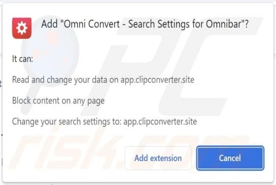 Omni Convert - Search Settings for Omnibar Browser Hijacker
