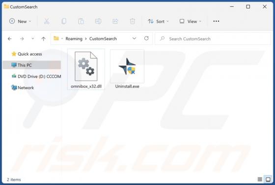 CustomSearch Browser Hijacker