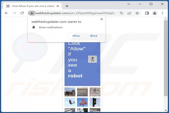 Webfreshupdater.com Ads