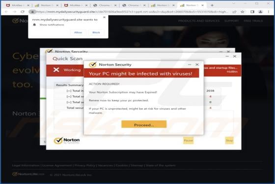 Mydailysecurityguard.site Ads