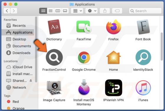 FractionControl Adware (Mac)