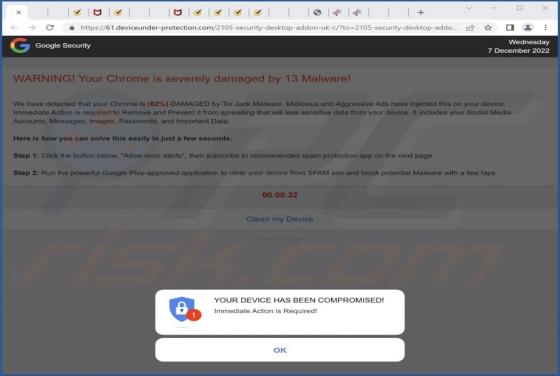 Deviceunder-protection.com Ads