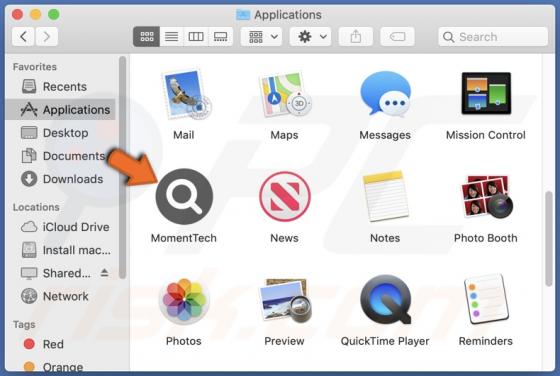 MomentTech Adware (Mac)