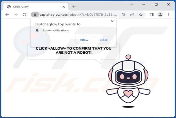 Captchaglow.top Ads
