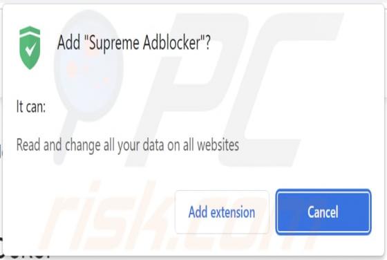 Supreme Adblocker Adware