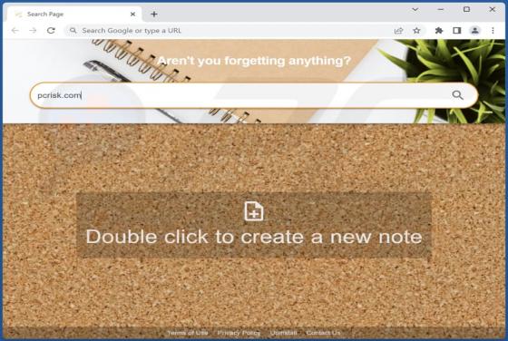 Sticky Notes Browser Hijacker