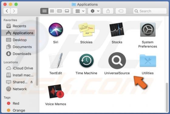UniversalSource Adware (Mac)